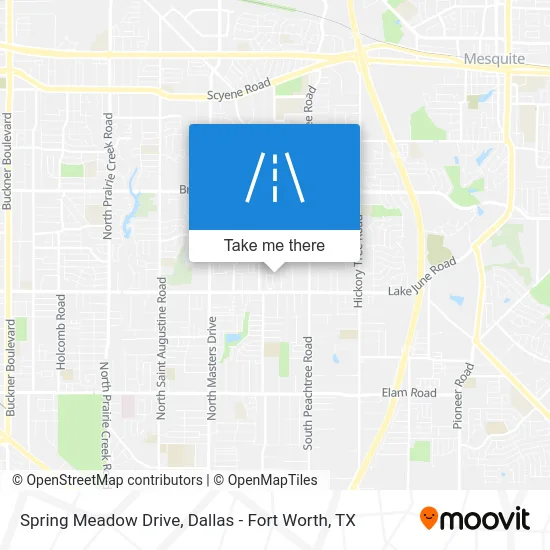 Spring Meadow Drive map