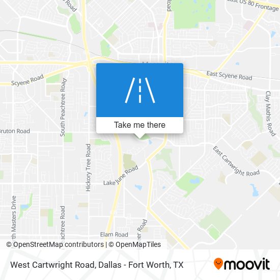 West Cartwright Road map