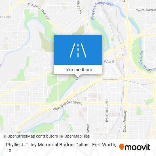 Phyllis J. Tilley Memorial Bridge map