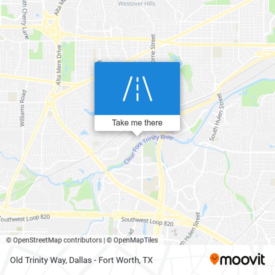 Old Trinity Way map