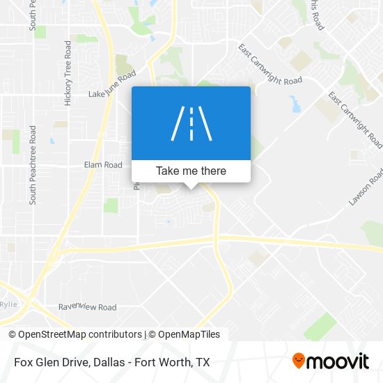 Fox Glen Drive map