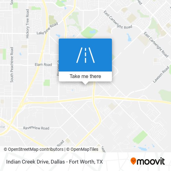 Indian Creek Drive map
