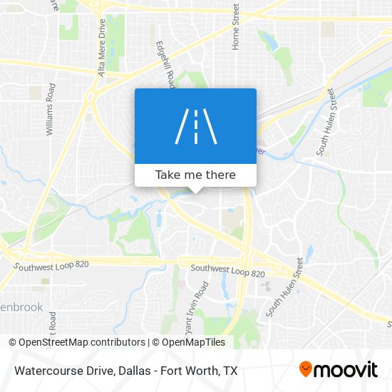Watercourse Drive map