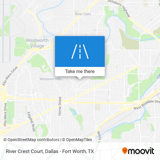 River Crest Court map