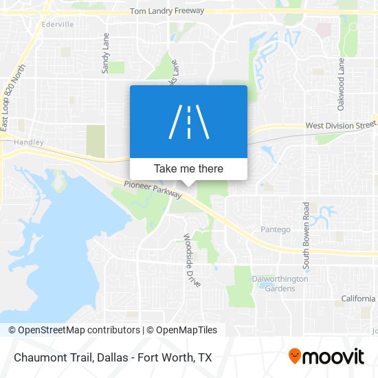 Chaumont Trail map