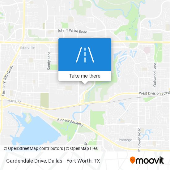 Gardendale Drive map