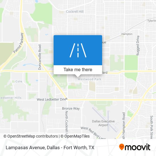 Mapa de Lampasas Avenue