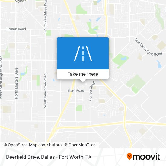 Deerfield Drive map
