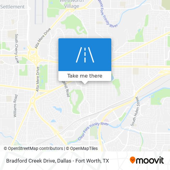 Mapa de Bradford Creek Drive