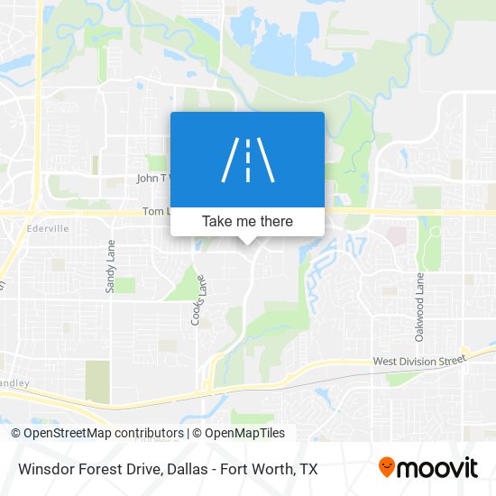 Winsdor Forest Drive map
