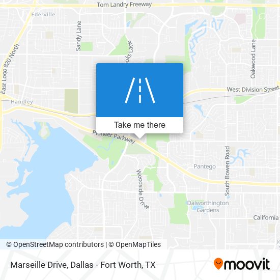 Marseille Drive map