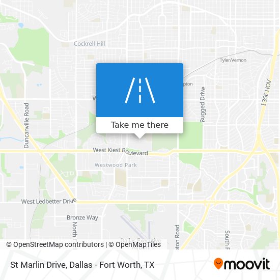 St Marlin Drive map