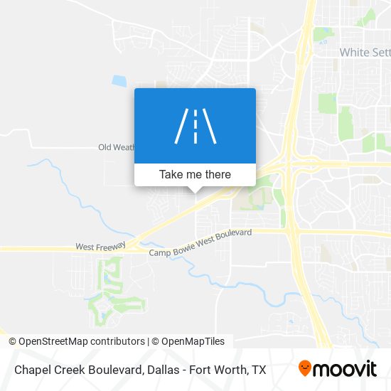 Mapa de Chapel Creek Boulevard