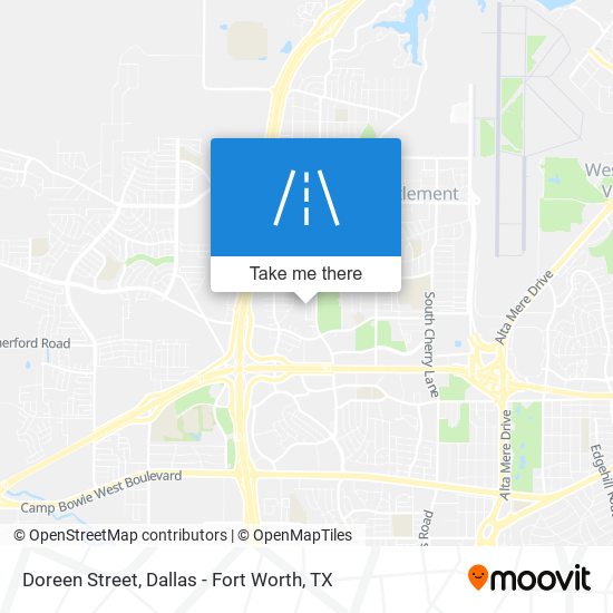 Doreen Street map