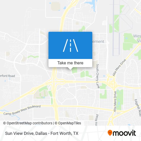Sun View Drive map