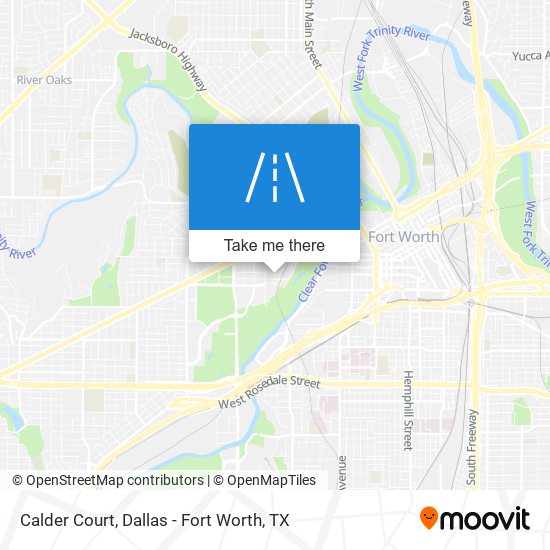 Mapa de Calder Court