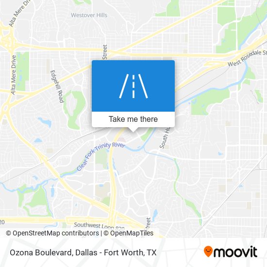 Ozona Boulevard map