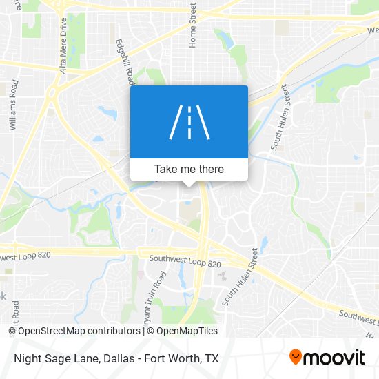 Night Sage Lane map