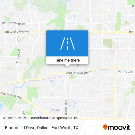 Bloomfield Drive map