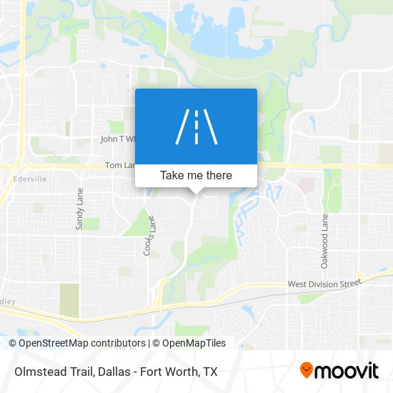 Olmstead Trail map