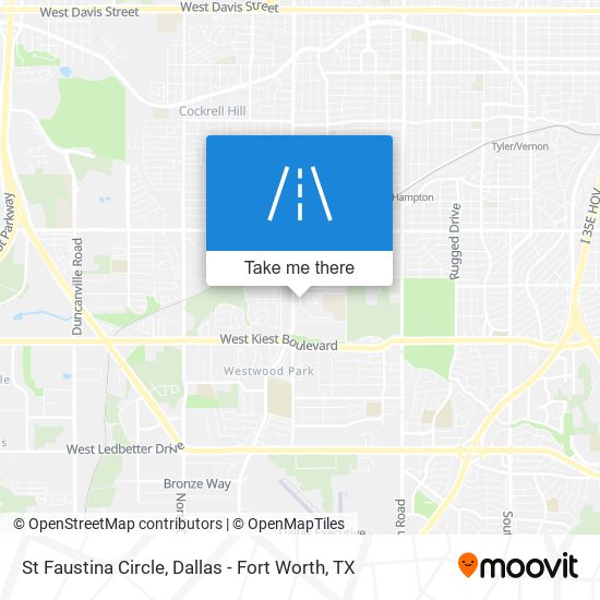 St Faustina Circle map