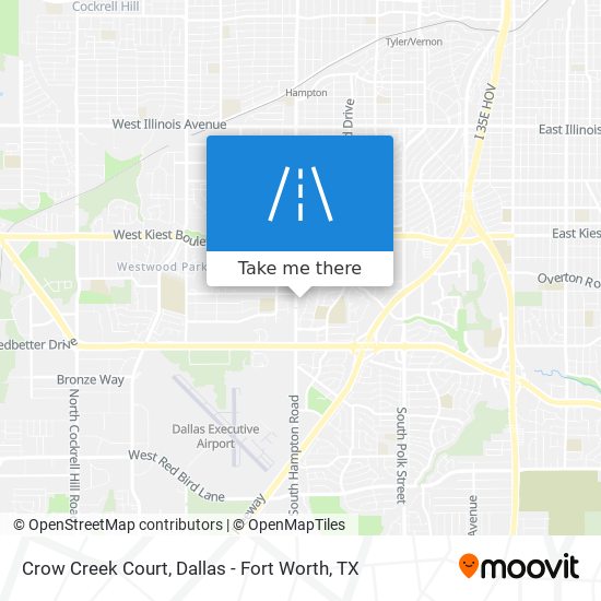 Crow Creek Court map