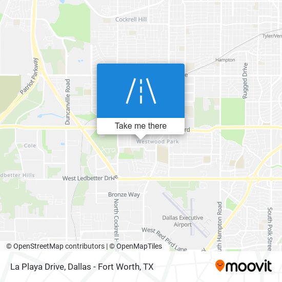 La Playa Drive map