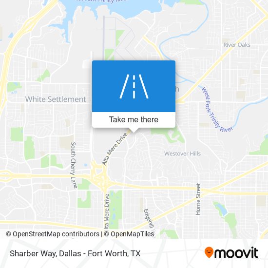 Sharber Way map