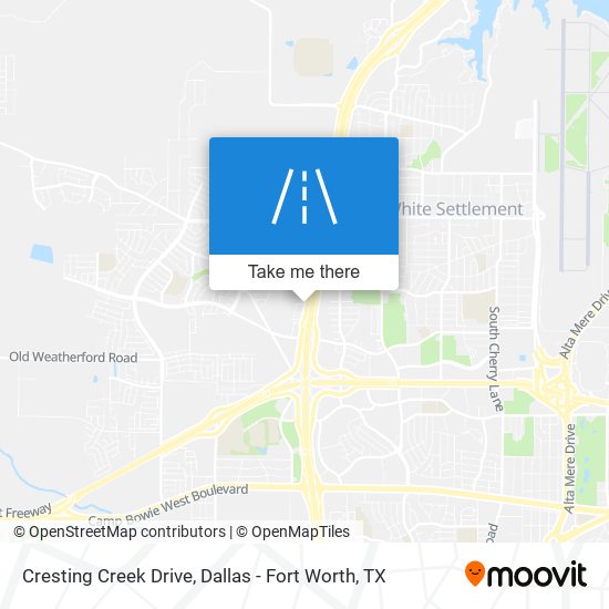 Mapa de Cresting Creek Drive