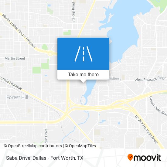 Saba Drive map