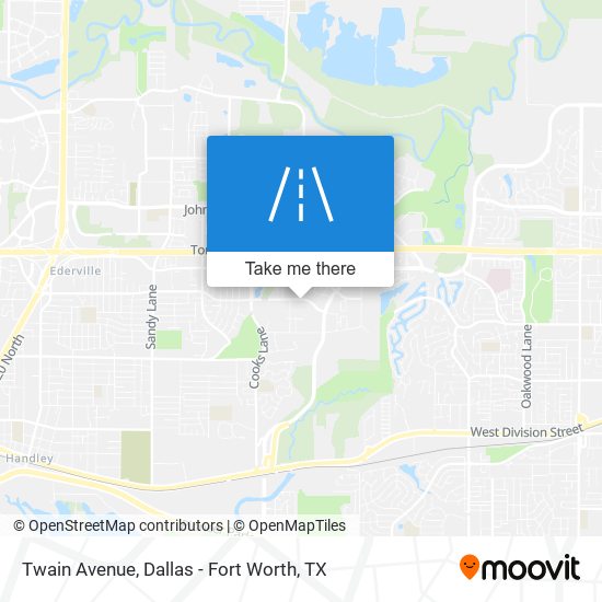 Twain Avenue map