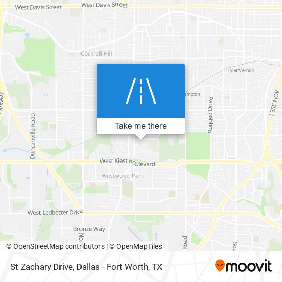 St Zachary Drive map
