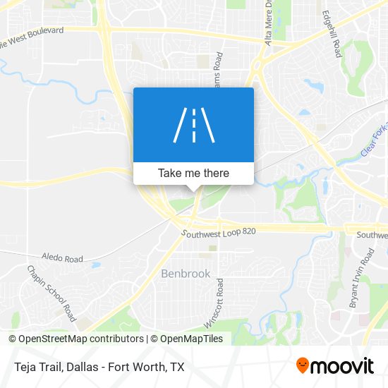 Teja Trail map