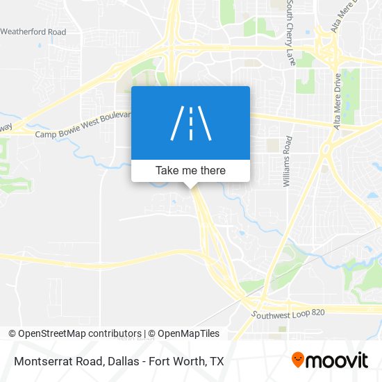 Montserrat Road map