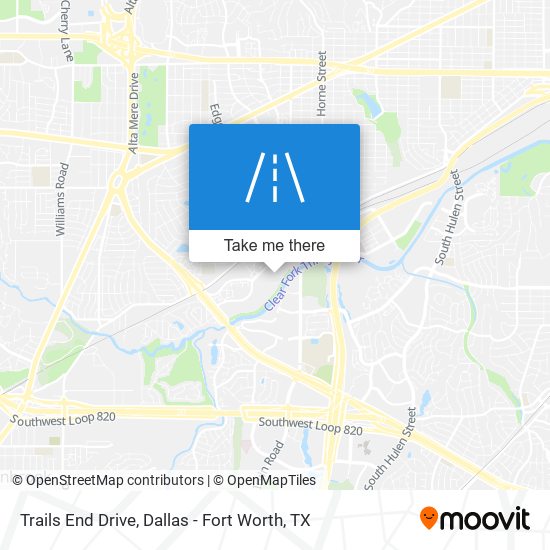 Trails End Drive map