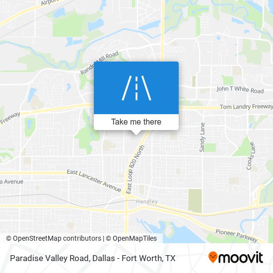 Mapa de Paradise Valley Road