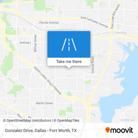 Mapa de Gonzalez Drive