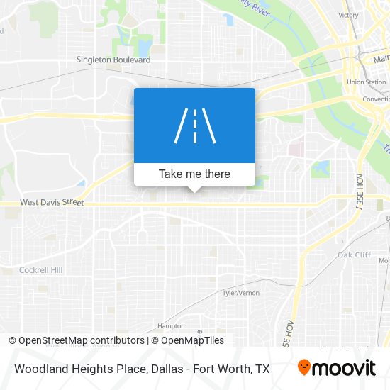 Woodland Heights Place map