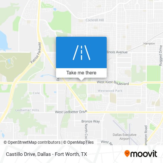 Castillo Drive map