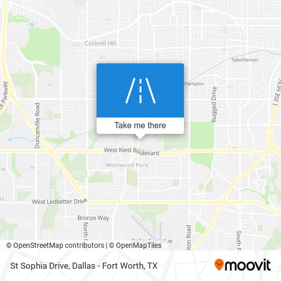 St Sophia Drive map
