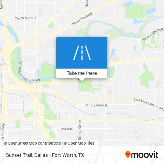 Sunset Trail map