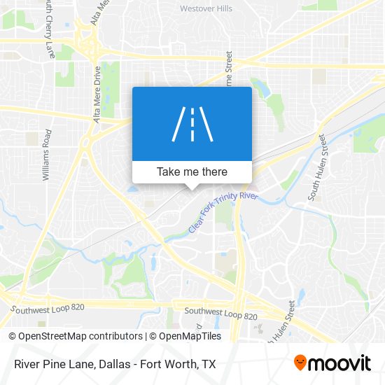 River Pine Lane map