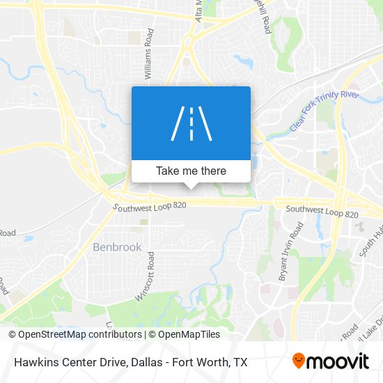 Hawkins Center Drive map