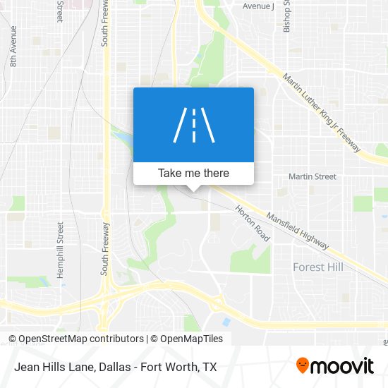 Jean Hills Lane map