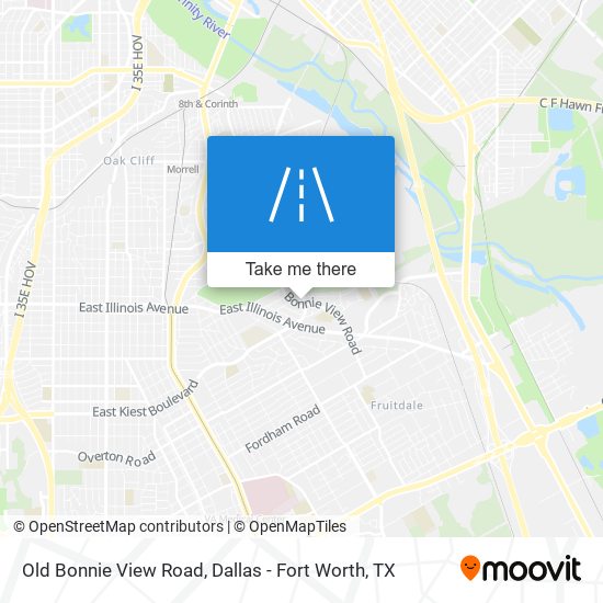 Mapa de Old Bonnie View Road