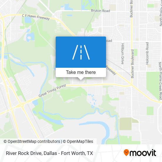 River Rock Drive map