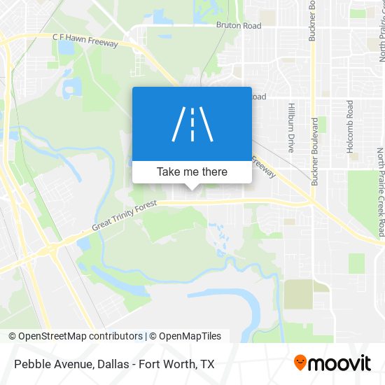 Pebble Avenue map