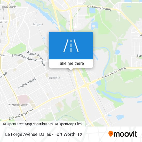 Le Forge Avenue map