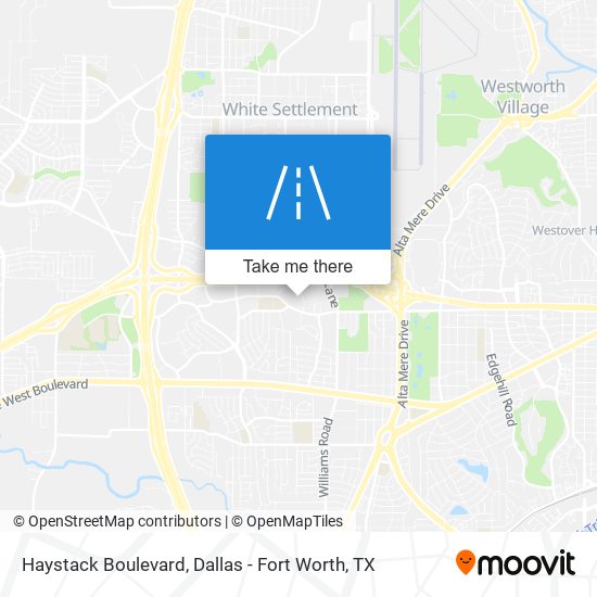 Haystack Boulevard map