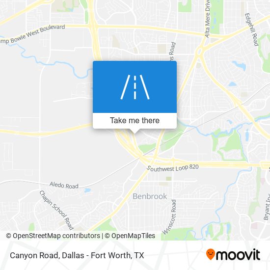 Canyon Road map